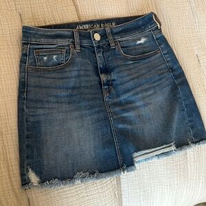 American Eagle denim mini skirt